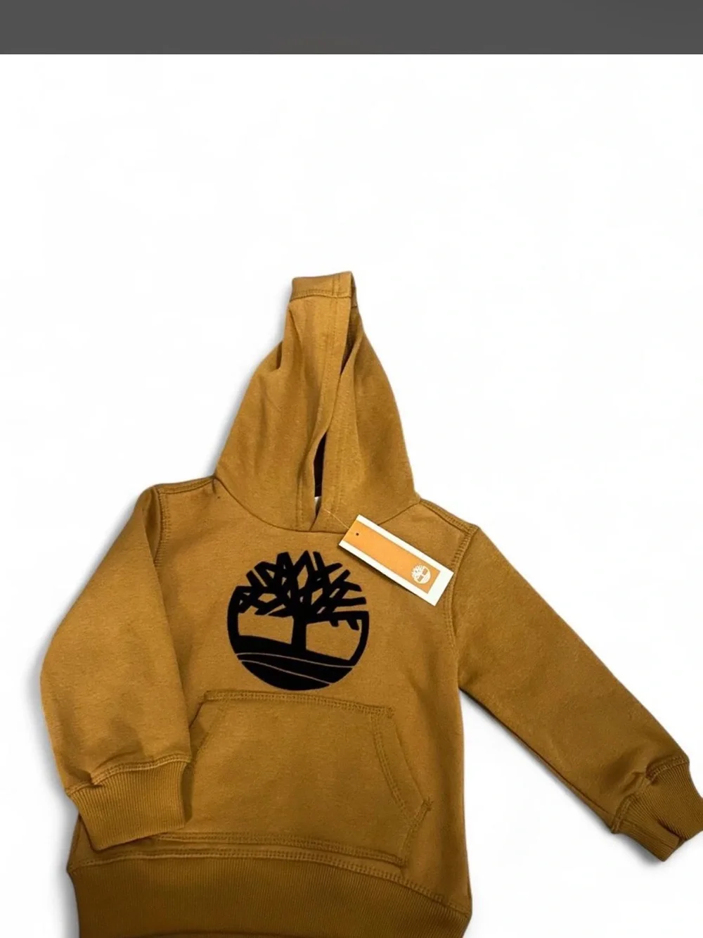 Timberland Mustard Zip-Up Style Hooded Sweatshirt